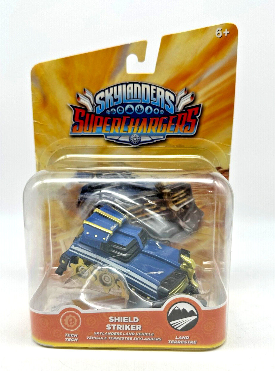 Skylanders Wii Super Chargers SHIELD STRIKER Figure Vehicle Brand New Sealed