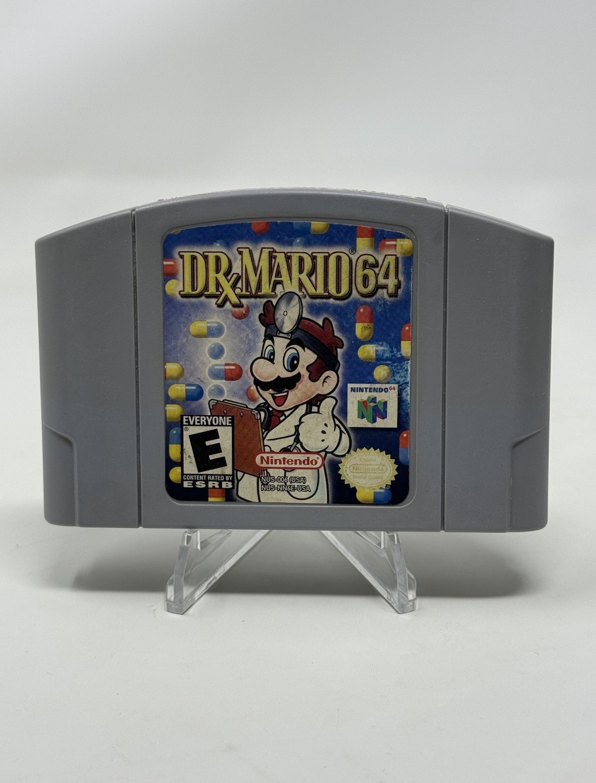 Dr. Mario N64 Nintendo 64 Authentic Game Cartridge Cleaned Retro Super Fun Kids