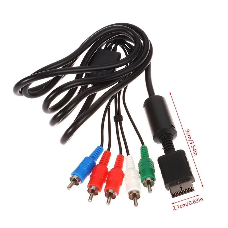 HD Component RCA AV Video-Audio Cable Cord for SONY Playstation 2 3 PS2 PS3 Slim