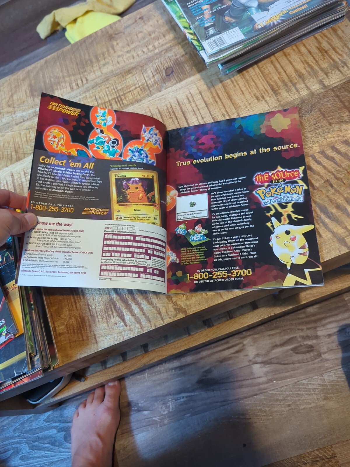 Nintendo Power Magazine Volume 123 August 1999 Attached Poster Hybrid Heaven