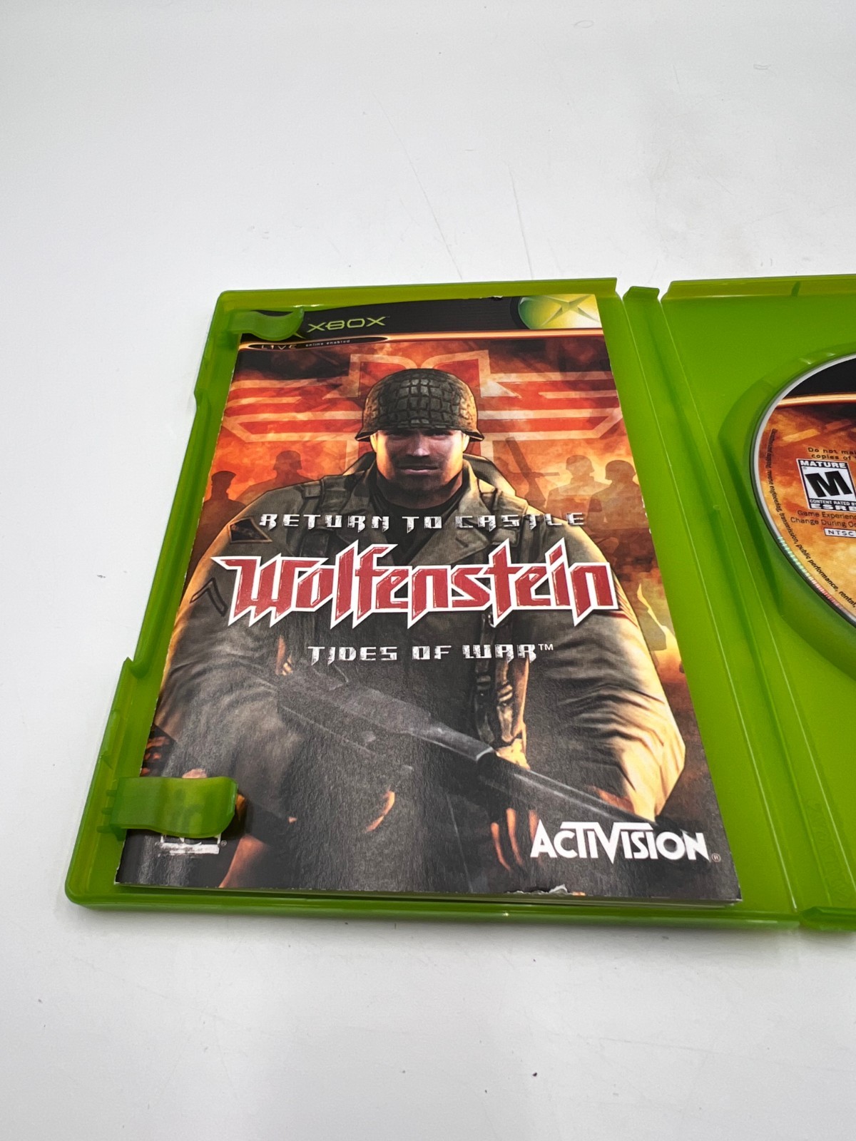 Return to Castle Wolfenstein Tides of War Xbox Complete CIB Tested Authentic
