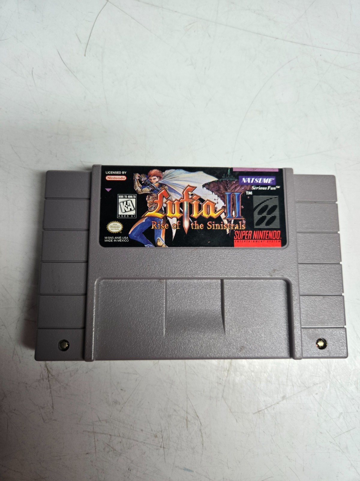 Lufia II 2 Rise of the Sinistrals SNES Super Nintendo Video Game 1992 Mexico