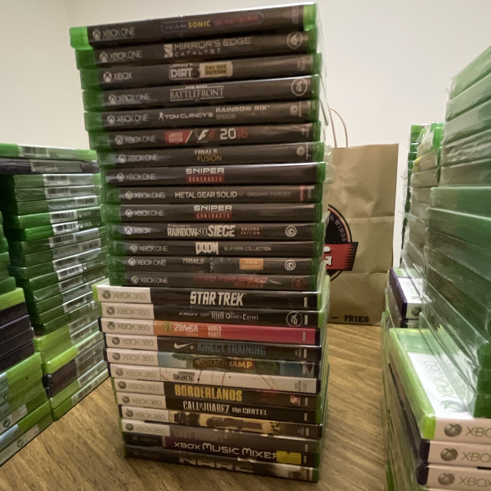 4 Microsoft Xbox One/Xbox 360 Mixed Game Lot – Star Trek, Racing, Sports, FPS