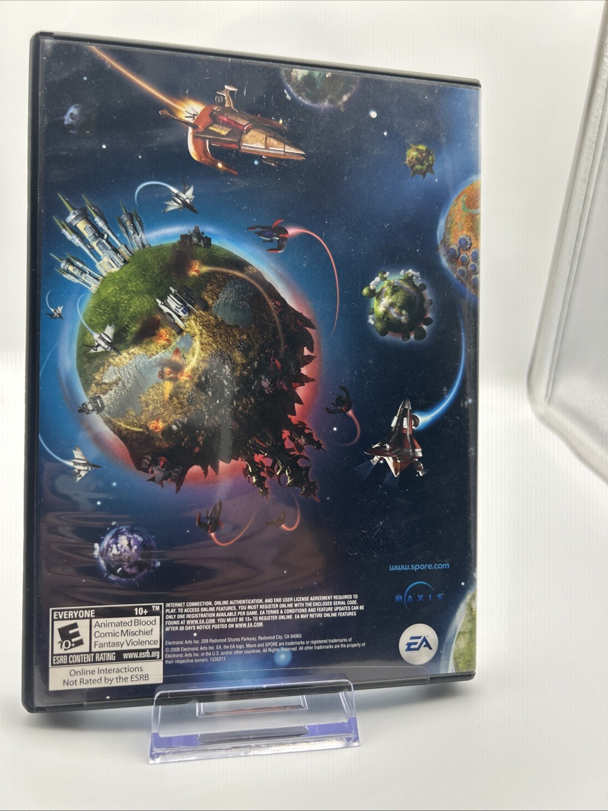 Spore: Galactic Edition (Windows/Mac, 2008)Box PC E 10+ Complete From SIMS Mint