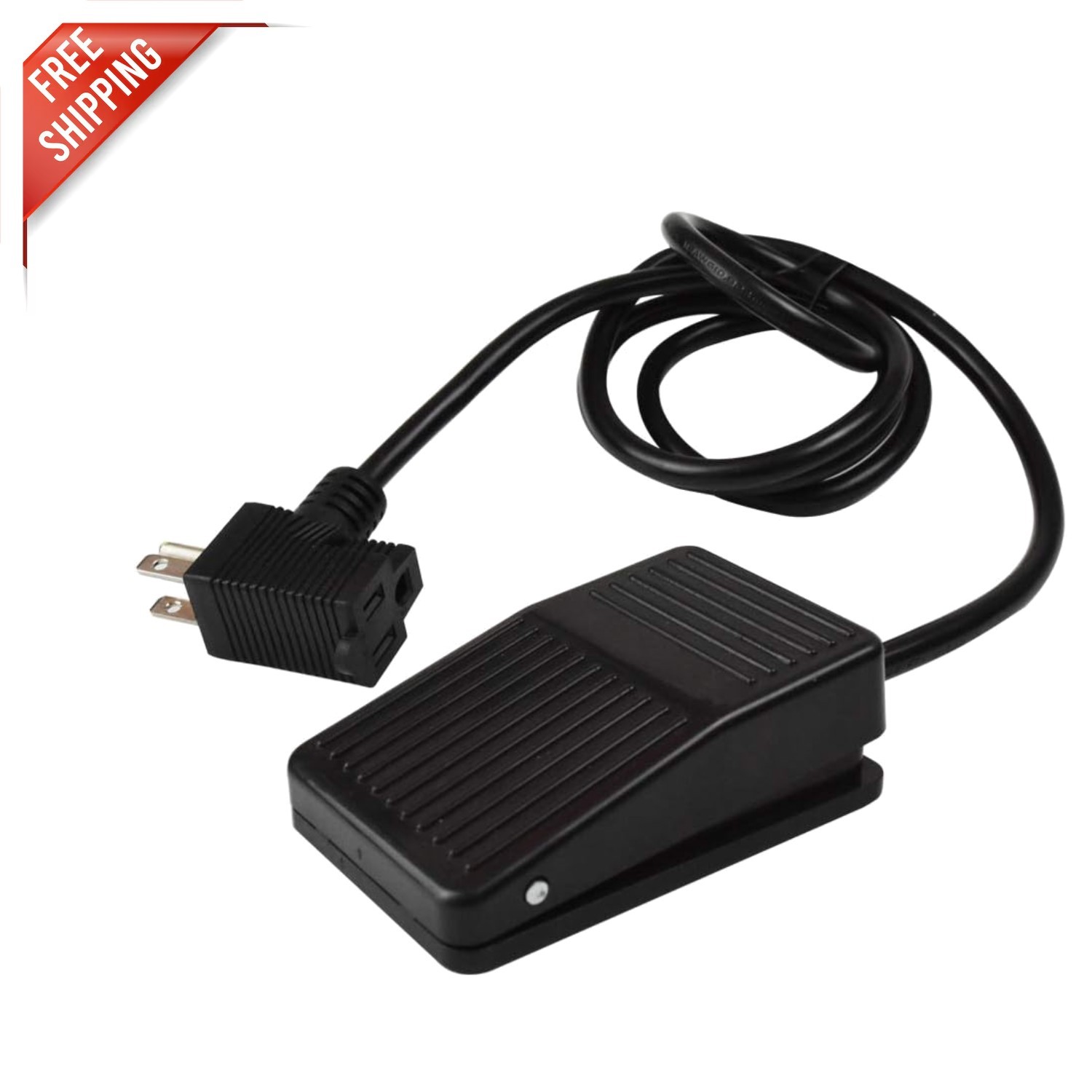 5-ft Heavy-Duty Foot Switch with Copper Contacts for Reliable Machine Control