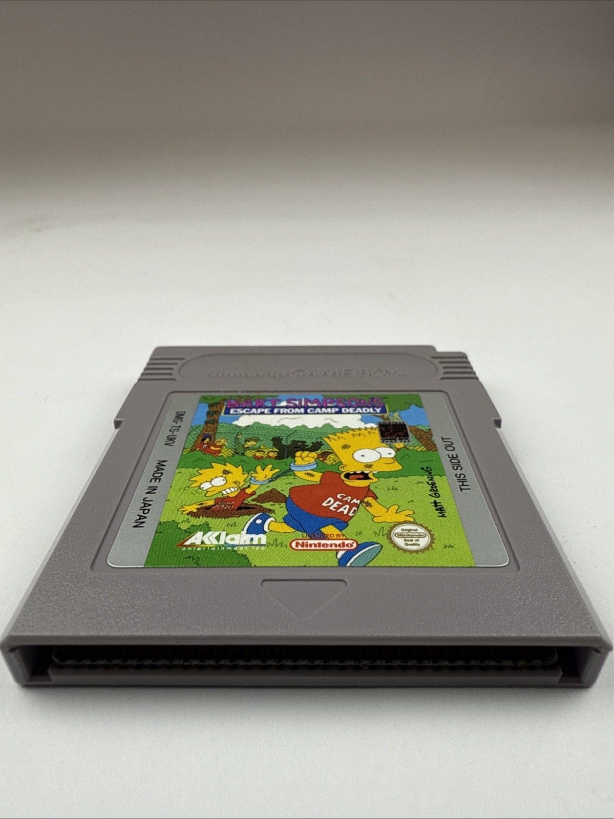 Bart Simpson’s Escape From Camp Deadly (Nintendo Game Boy) Authentic TESTED