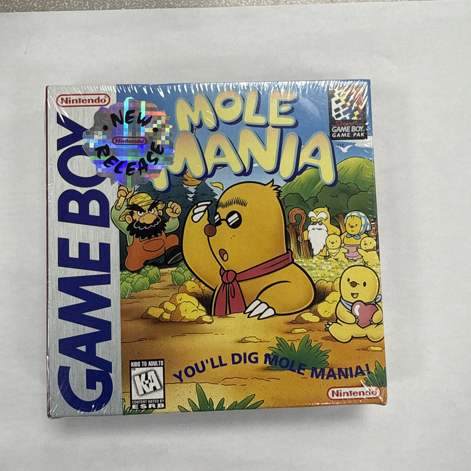 Mole Mania Nintendo Gameboy Brand New Factory Sealed
