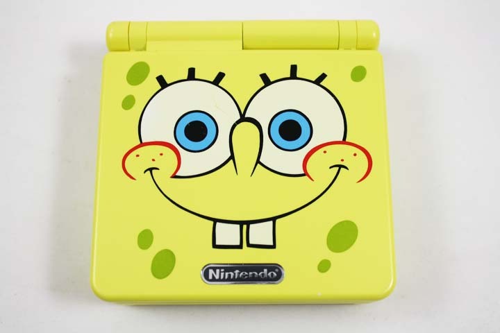 Nintendo Game Boy Advance GBA SP Spongebob Yellow System AGS 101 Brighter NEW