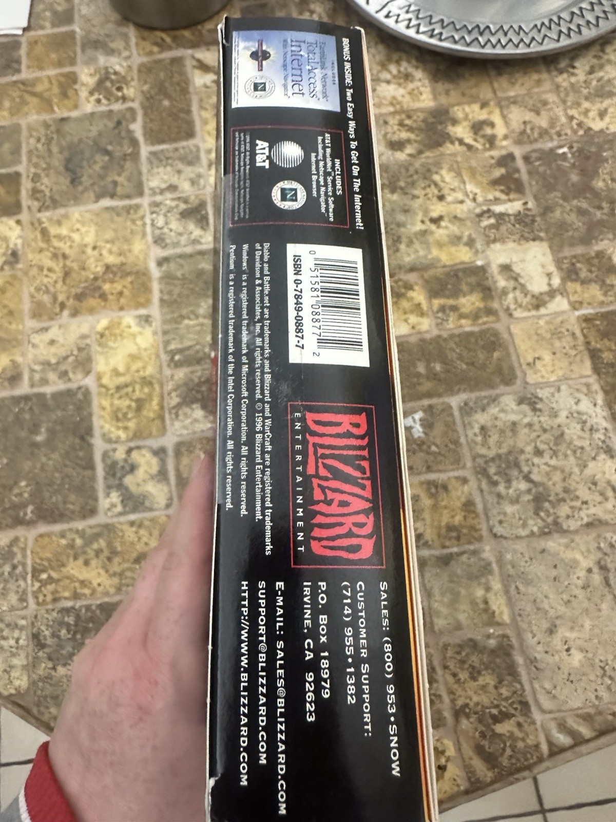 Diablo First Print PC RESEAL 1995 Blizzard Entertainment Vintage Original