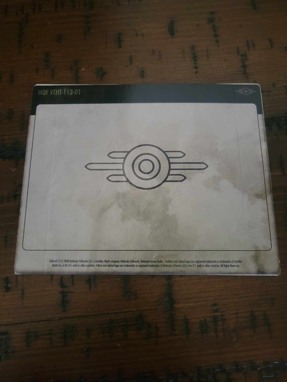 Fallout 3 Making of Fallout 3 DVD disc Vault 101 Archive Room New