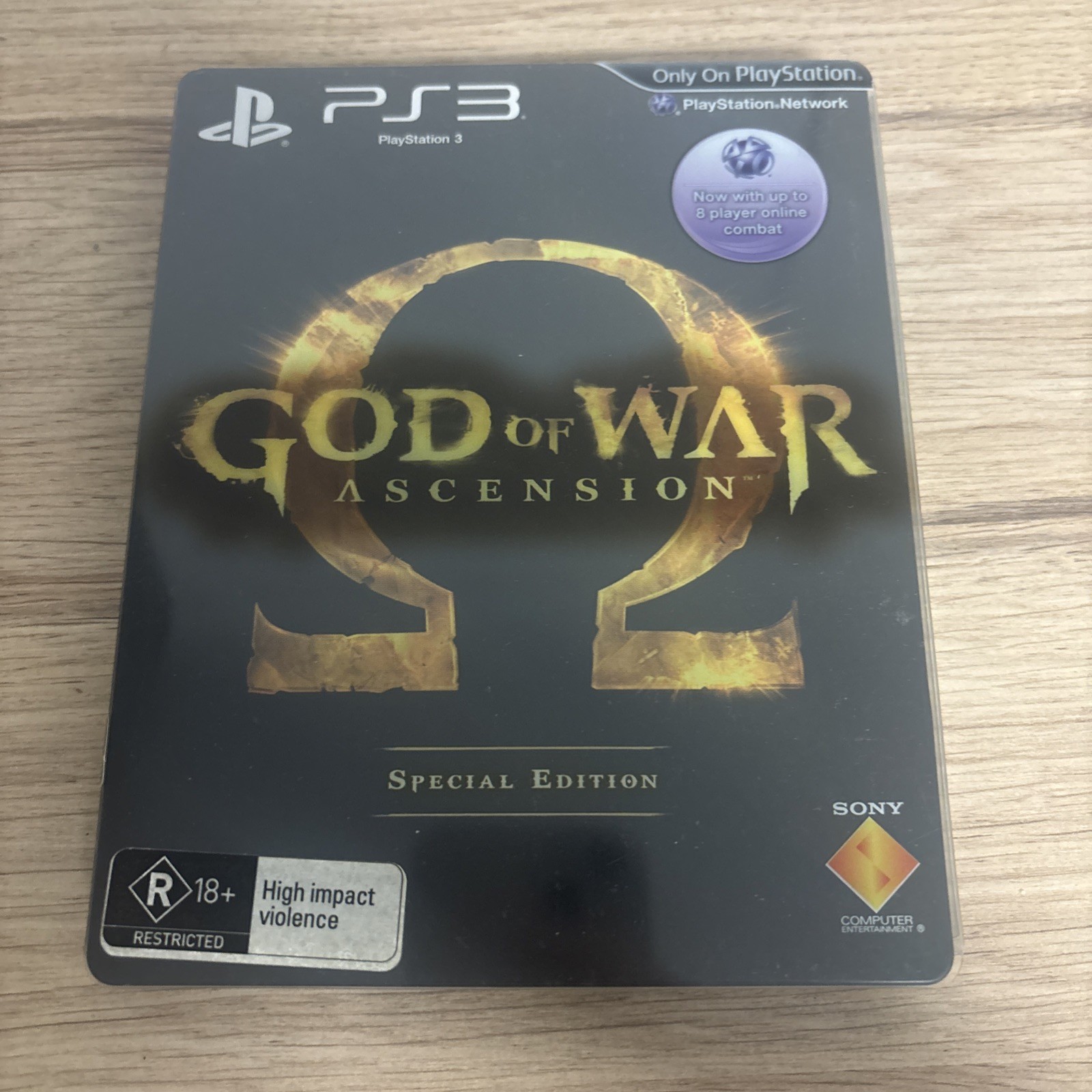 God Of War Ascension Special Steelbook Edition Sony Playstation 3 PS3