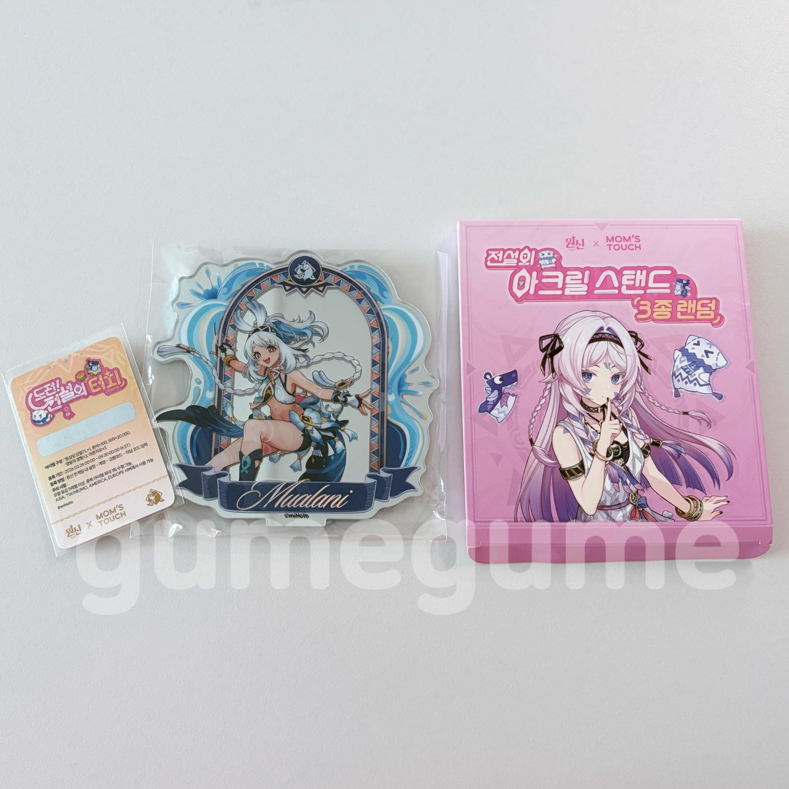 Genshin Impact x Mom’s Touch Aranara Pet Redeem Code & Mualani Acrylic Stand