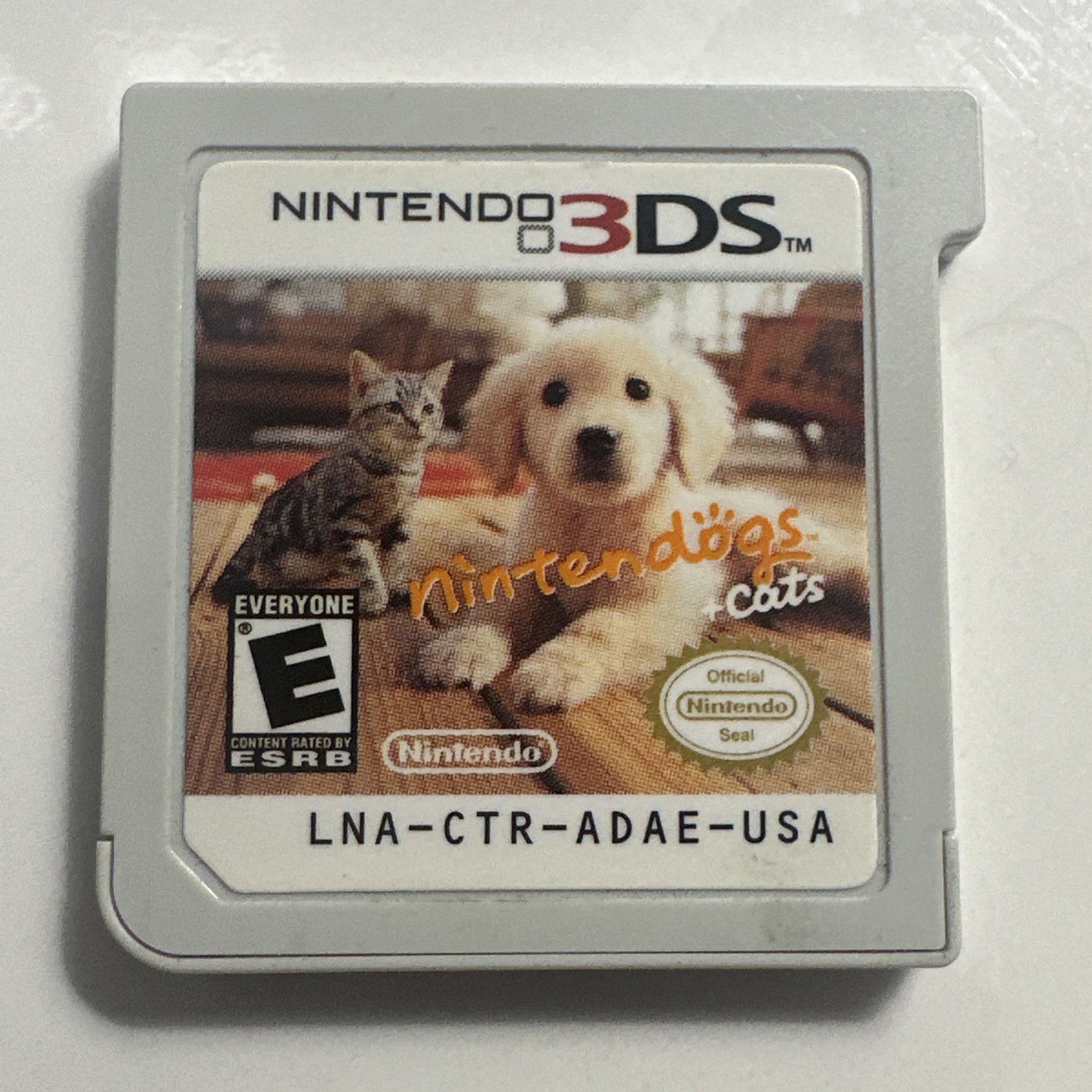 Nintendogs + Cats: Golden Retriever & New Friends (Nintendo 3DS) Cart Only