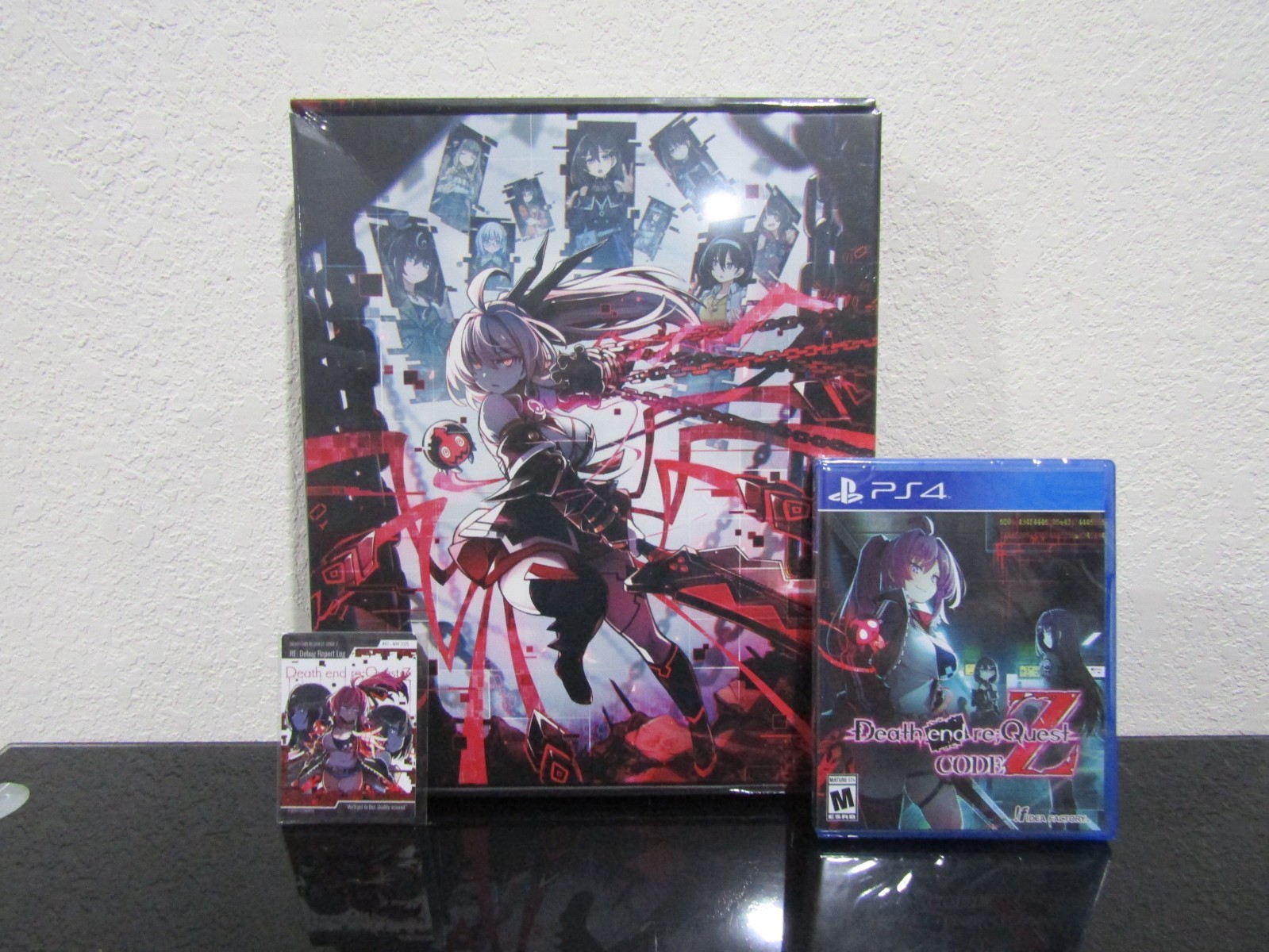 Death end re;Quest: Code Z Limited Edition PS4 Playstation 4 + Artbook Mousepad