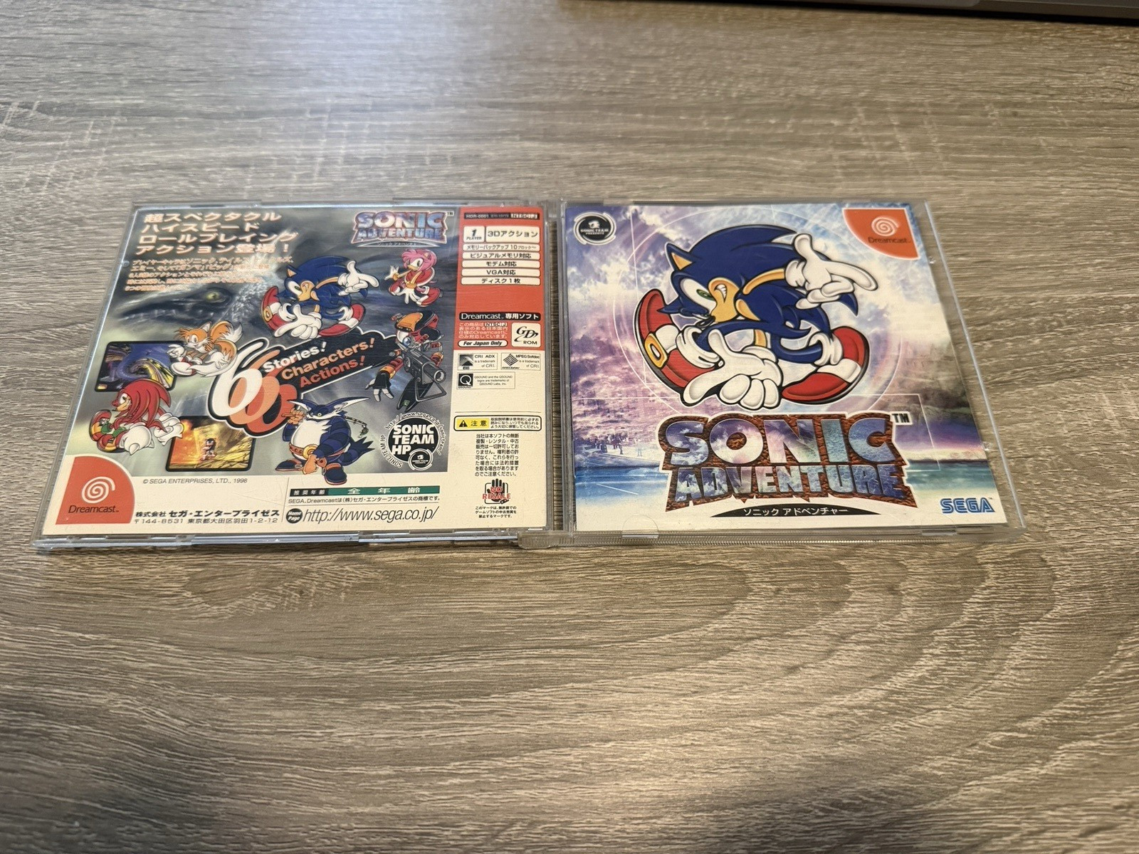 Sonic Adventure Sega Dreamcast Japanese US Seller Tested & Working
