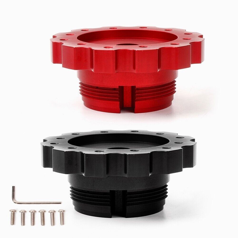 New Black/Red 74mm Steering Wheel Adapter Converter for PXN V10 Steering Wheel