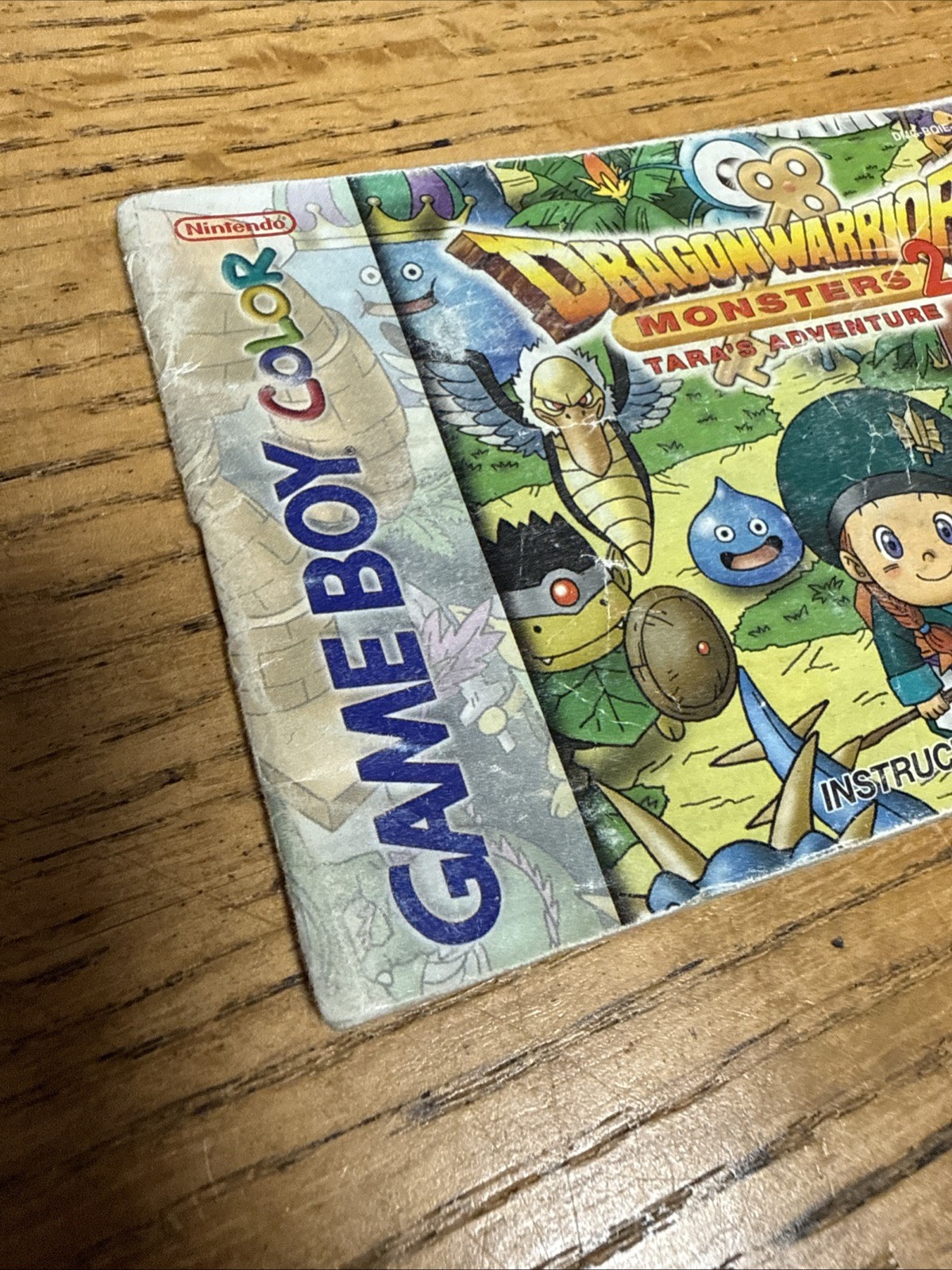 Dragon Warrior Monsters 2: Tara’s Adventure GameBoy Manual Only *No Game*
