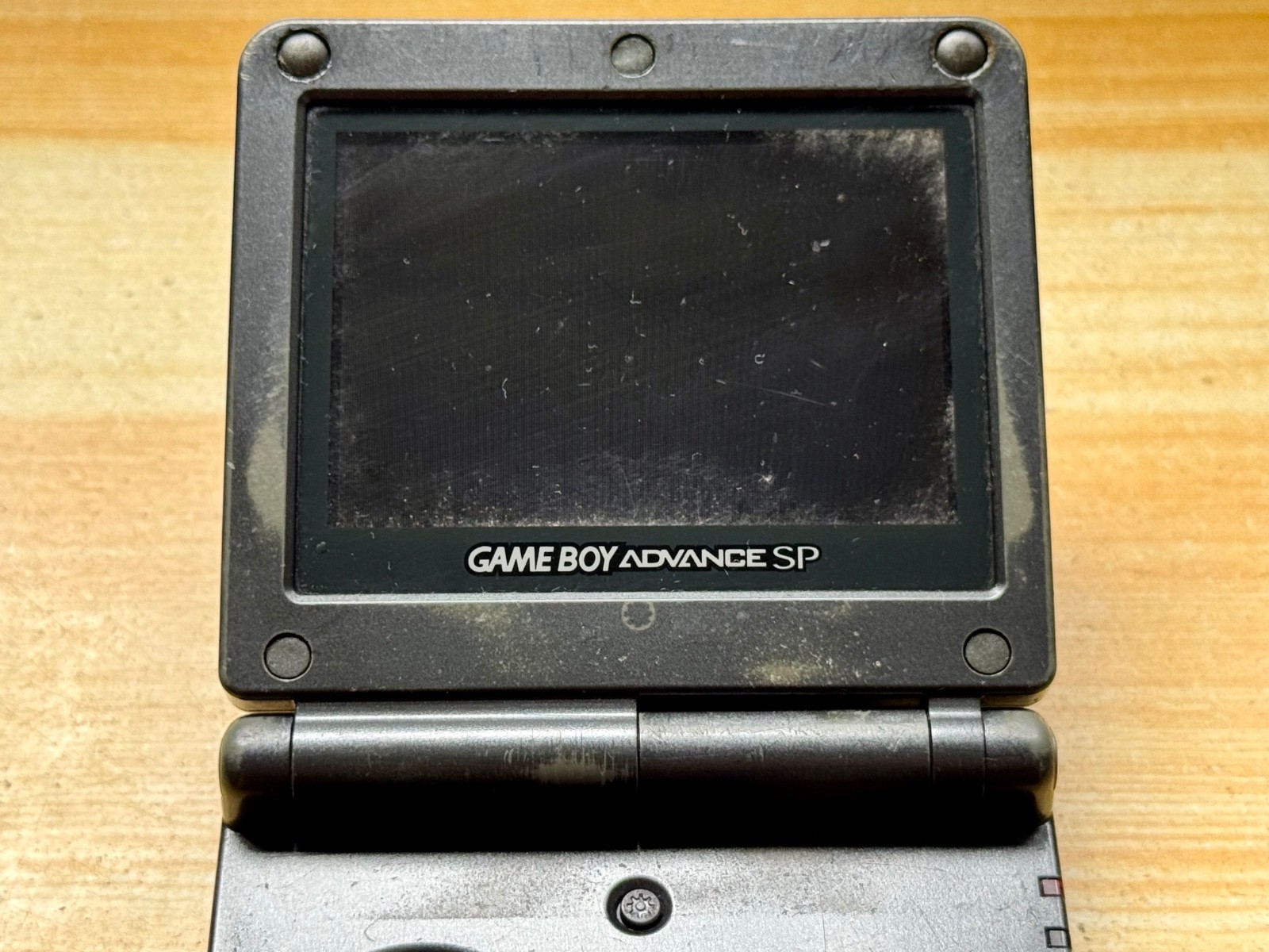 Nintendo Gameboy Advance SP AGS101 Onyx Charcoal Black Handheld System Console