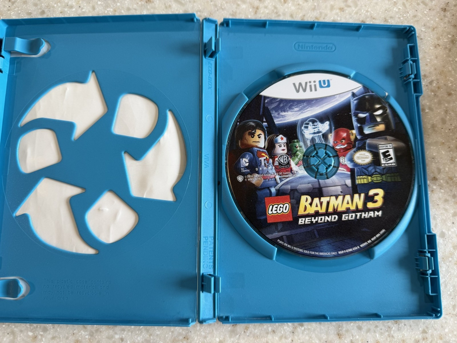 LEGO BATMAN 3 BEYOND GOTHAM WII U NINTENDO WIIU WII U GAME & CASE NES HQ