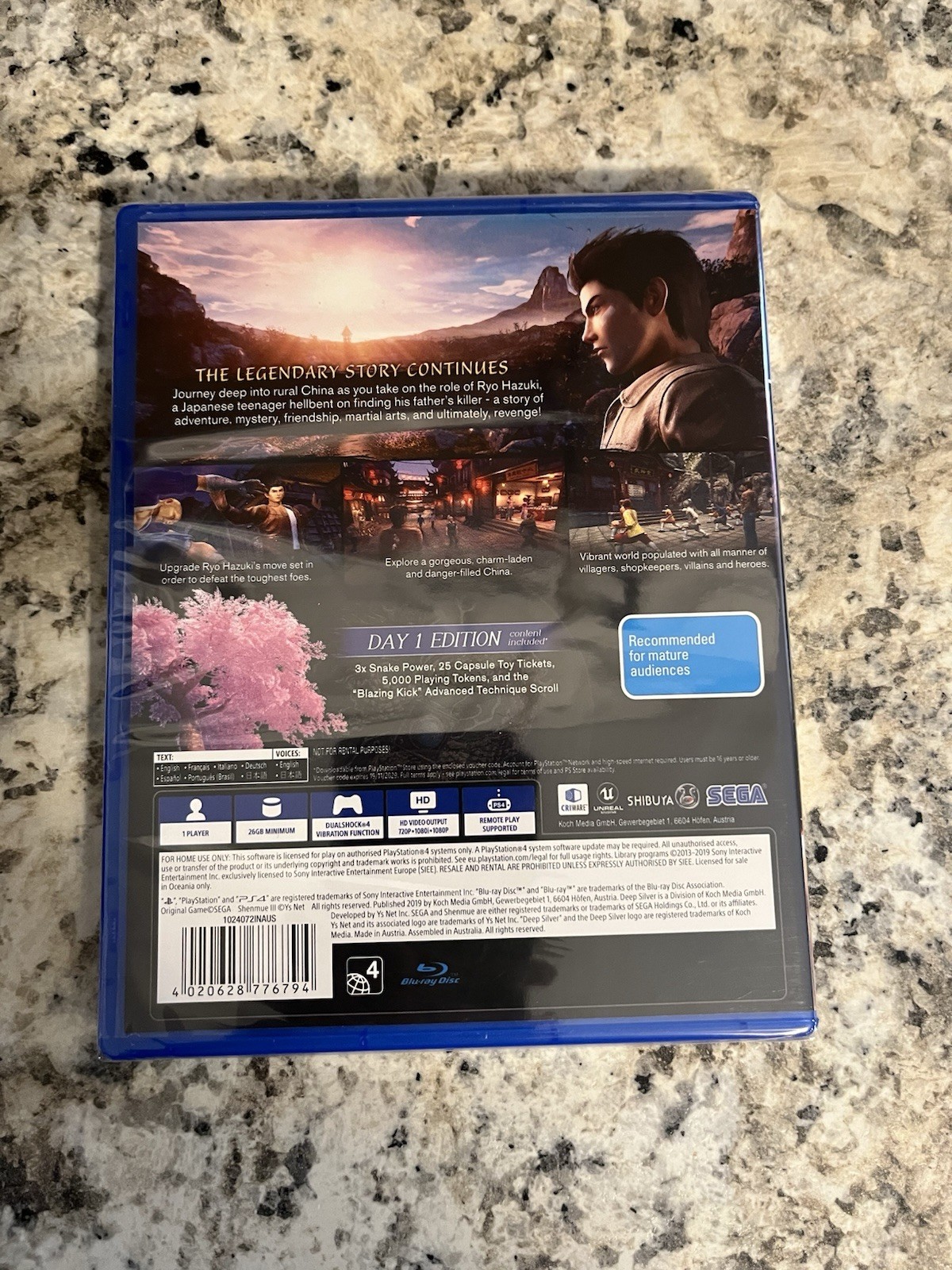 Shenmue 3 [Day 1 Edition] – PS4 – SEALED IN BOX