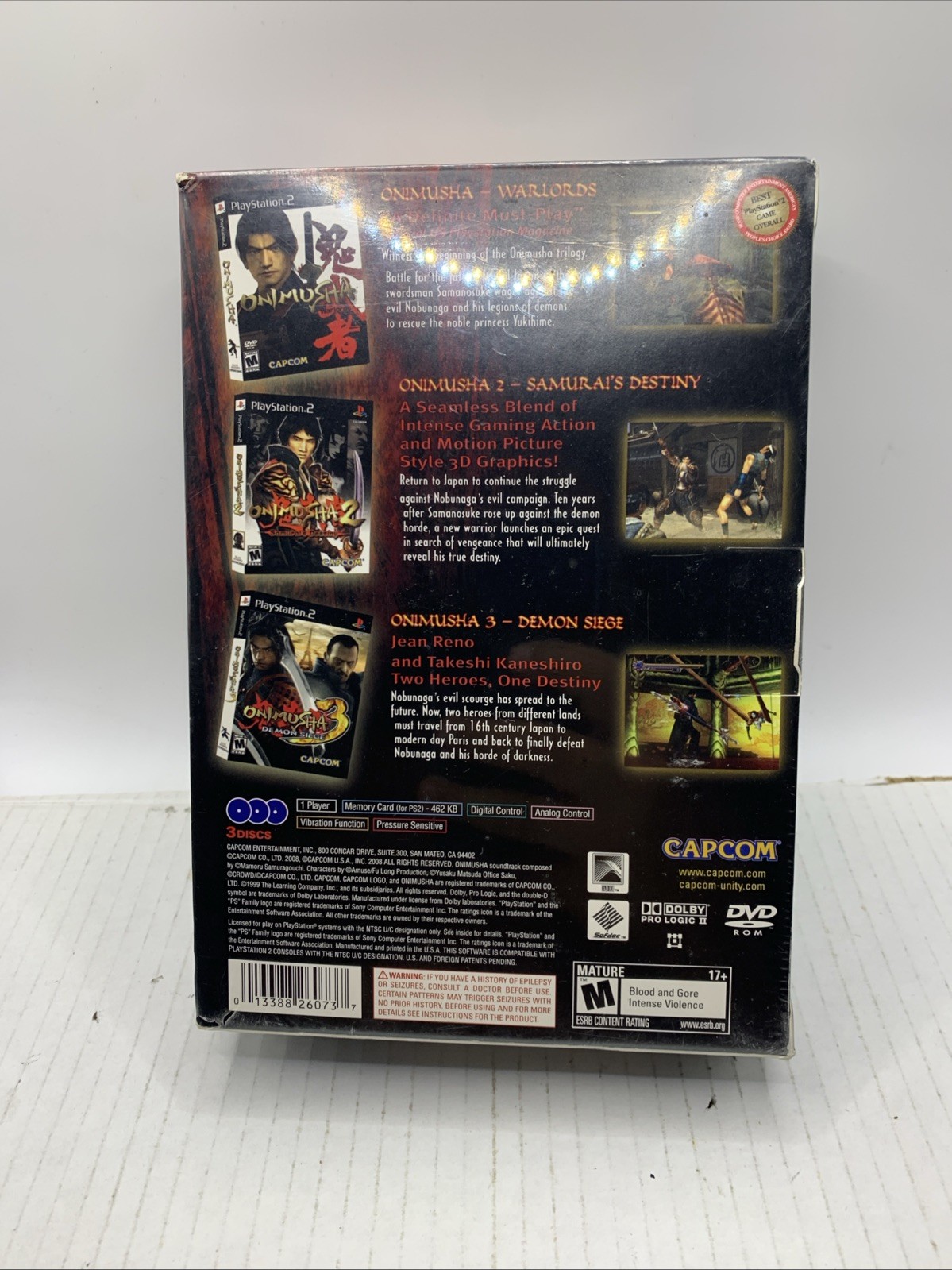 Factory Sealed Onimusha Essentials Sony PlayStation 2, 2008 Onimusha series Rare