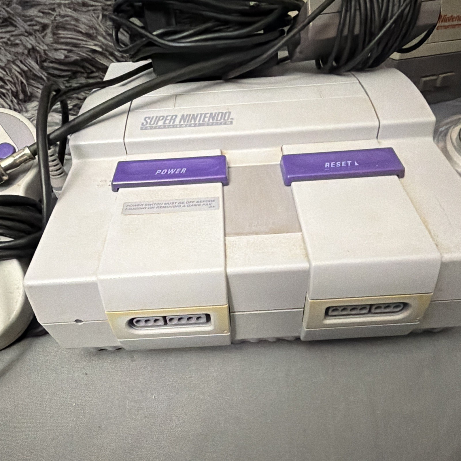 Nintendo SNES Console w/ Controllers & Power Adapter