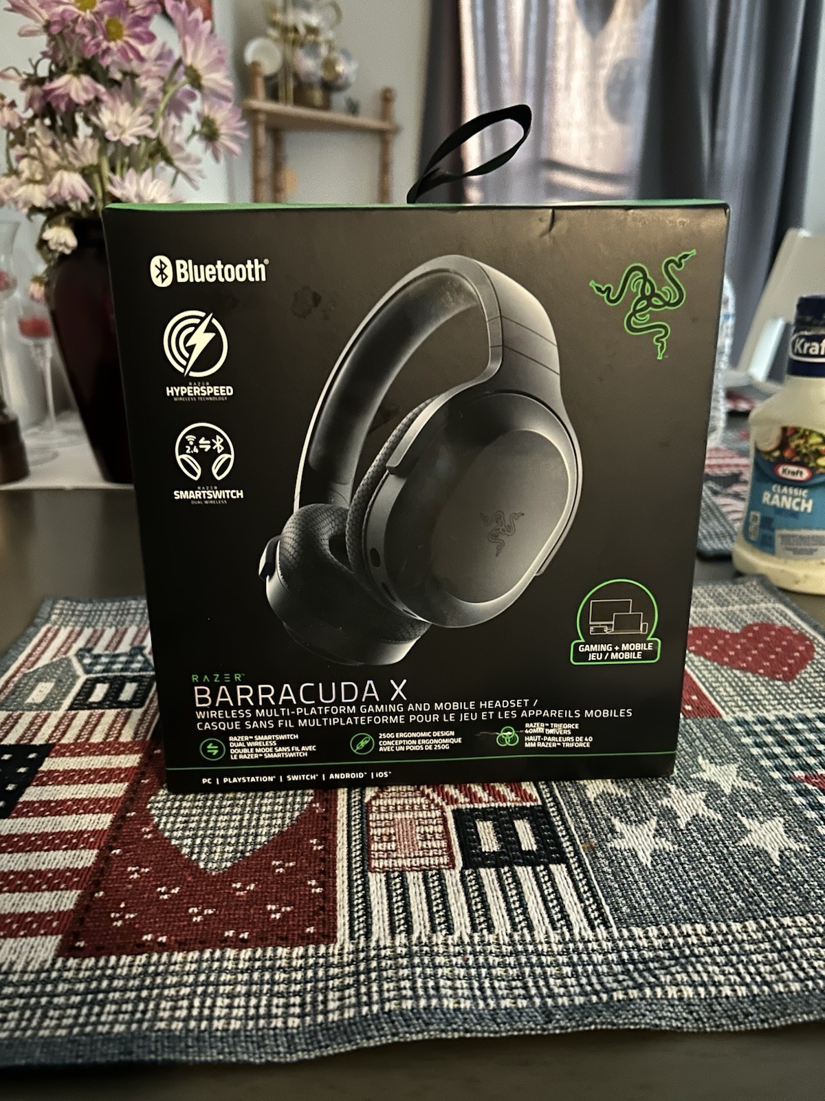 Razer Barracuda X Wireless Gaming Headset – Black (RZ0404430100R3U1)