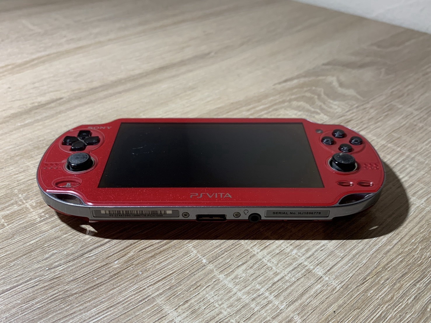1536 PlayStation PS Vita PCH-1000 Cosmic Red Good TESTED