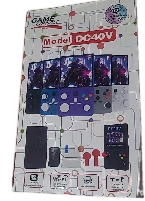 DC40V Handheld Game Console RK3326 4.0 Inch Gaming Console with Preloaded 20000+