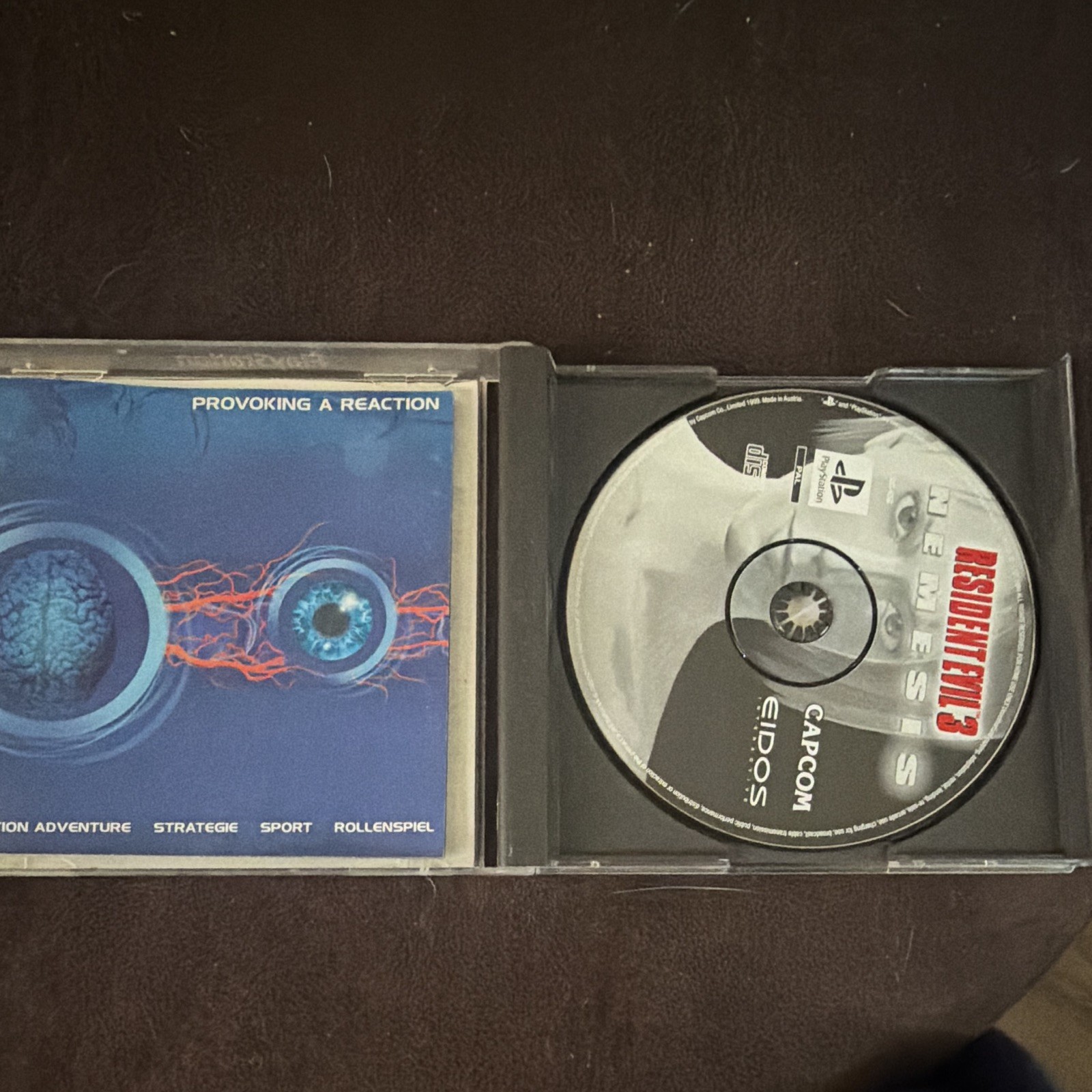Eidos Resident Evil 3: Nemesis Sony PlayStation 1 PS1 PAL Manual Included