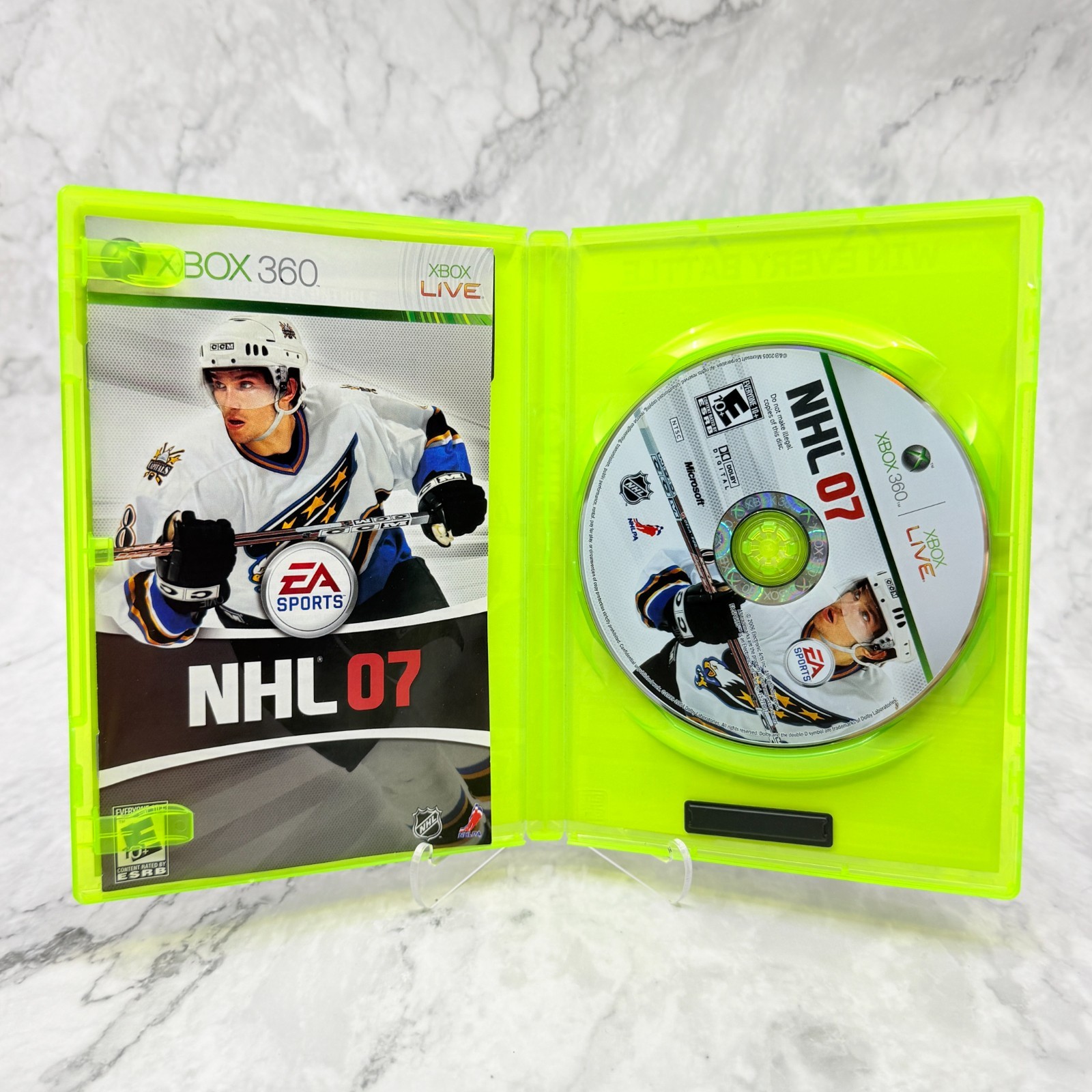 NHL Lot of 6 Xbox 360 Hockey Games 07 08 09 11 12 14 CIB Tested Working