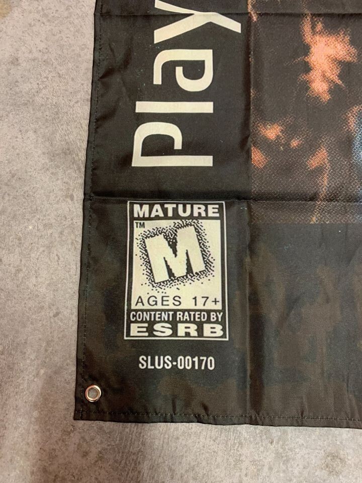 Resident Evil Custom Wall Flag Tapestry 3 x 3 Ft, PS1