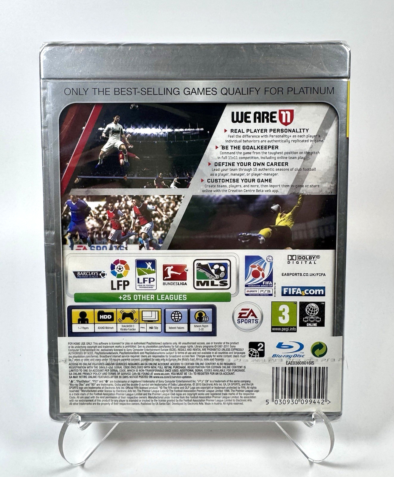 Fifa 11 (PS3) | Brand New Sealed | Region Free | English | PEGI 3