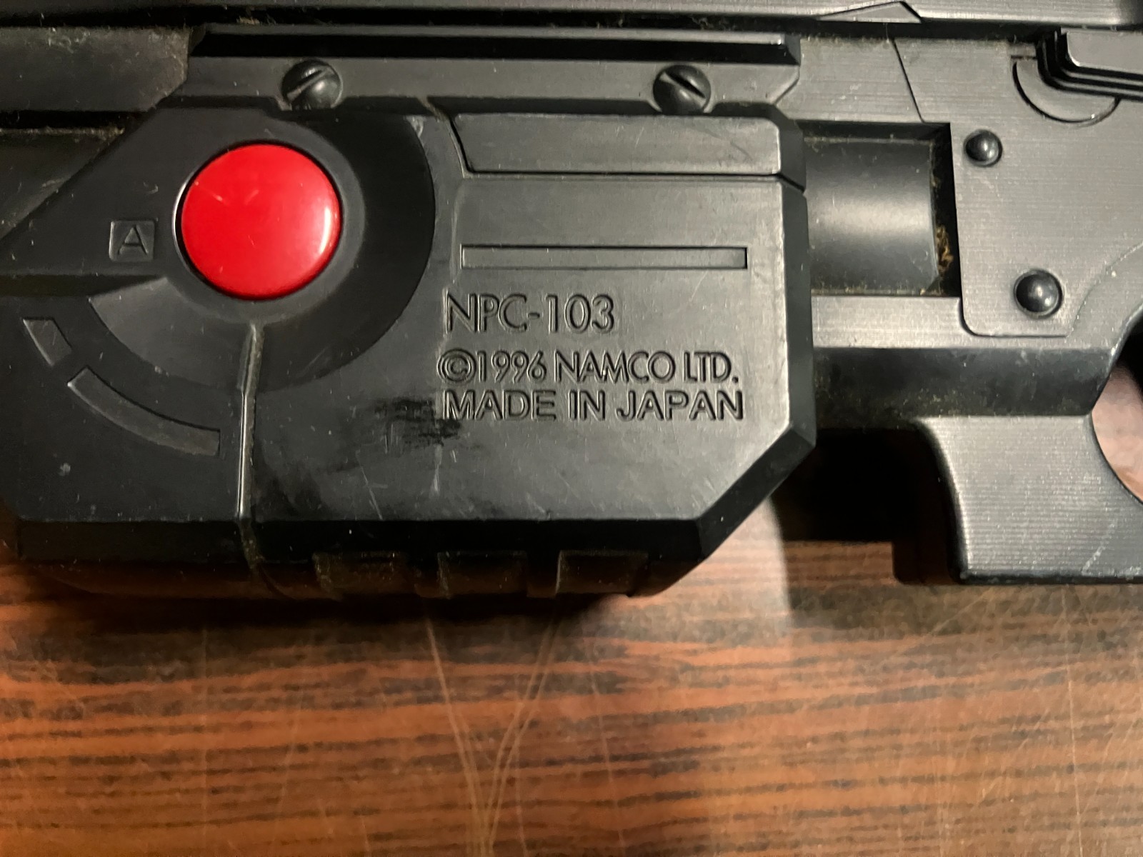 Guncon Light Gun Controller Playstation PS1 Namco Black G-Con NPC-103 Tested B96