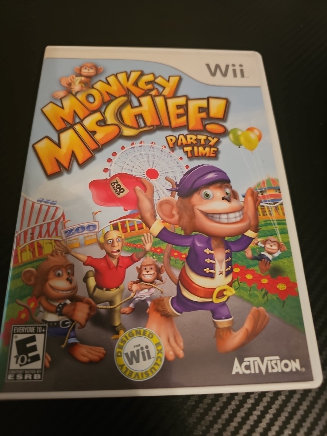 Monkey Mischief! Party Time | Nintendo Wii, 2008 | Tested & Works