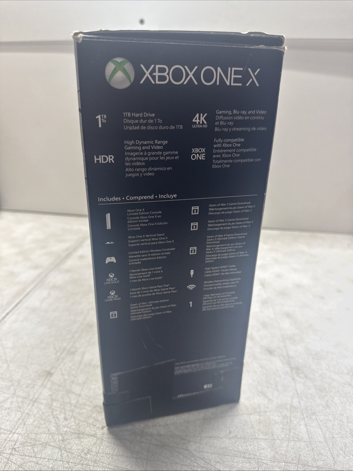 Microsoft Xbox One X 1TB Gears of War 5 Console (Boxed with Controller)