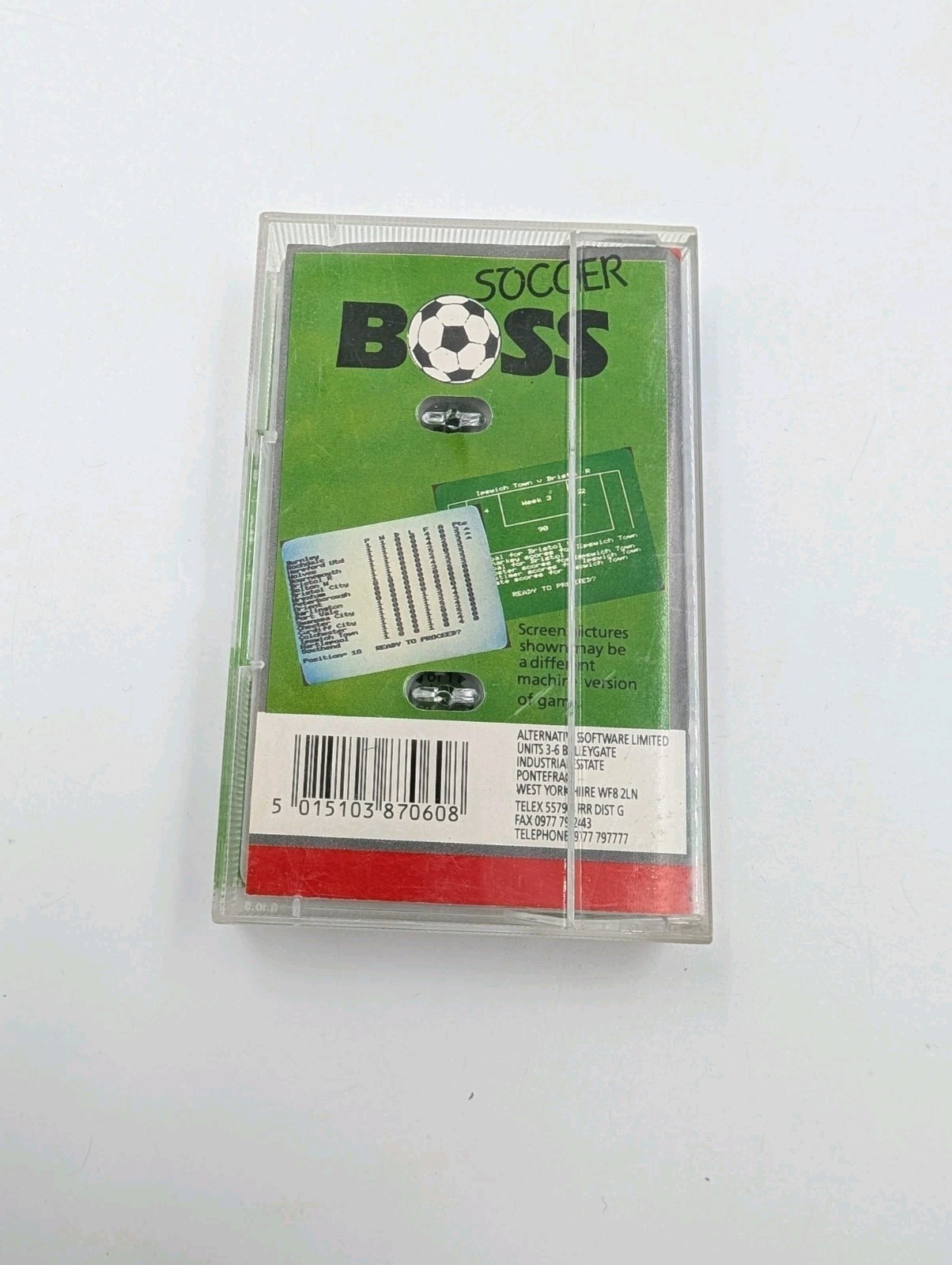 Soccer Boss Cassette (Commodore 64) (260142)