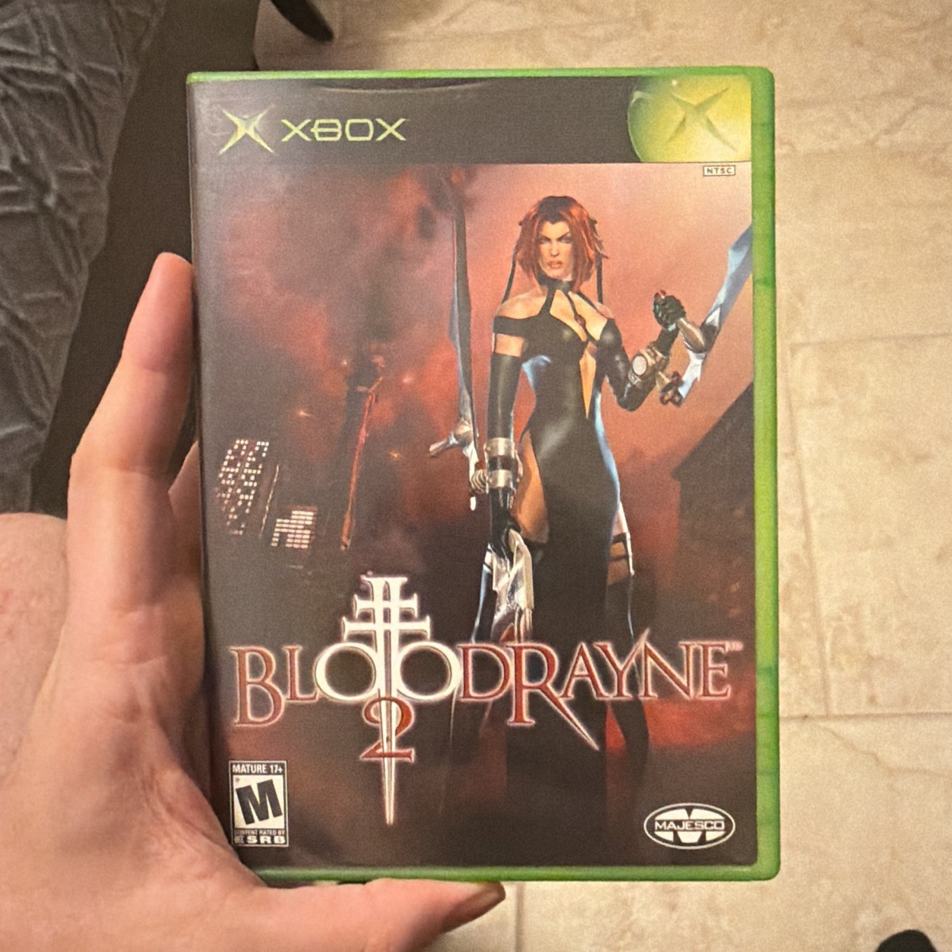 Majesco BloodRayne 2 (Microsoft Xbox) M Rated Action Adventure, Manual, NTSC-U/C