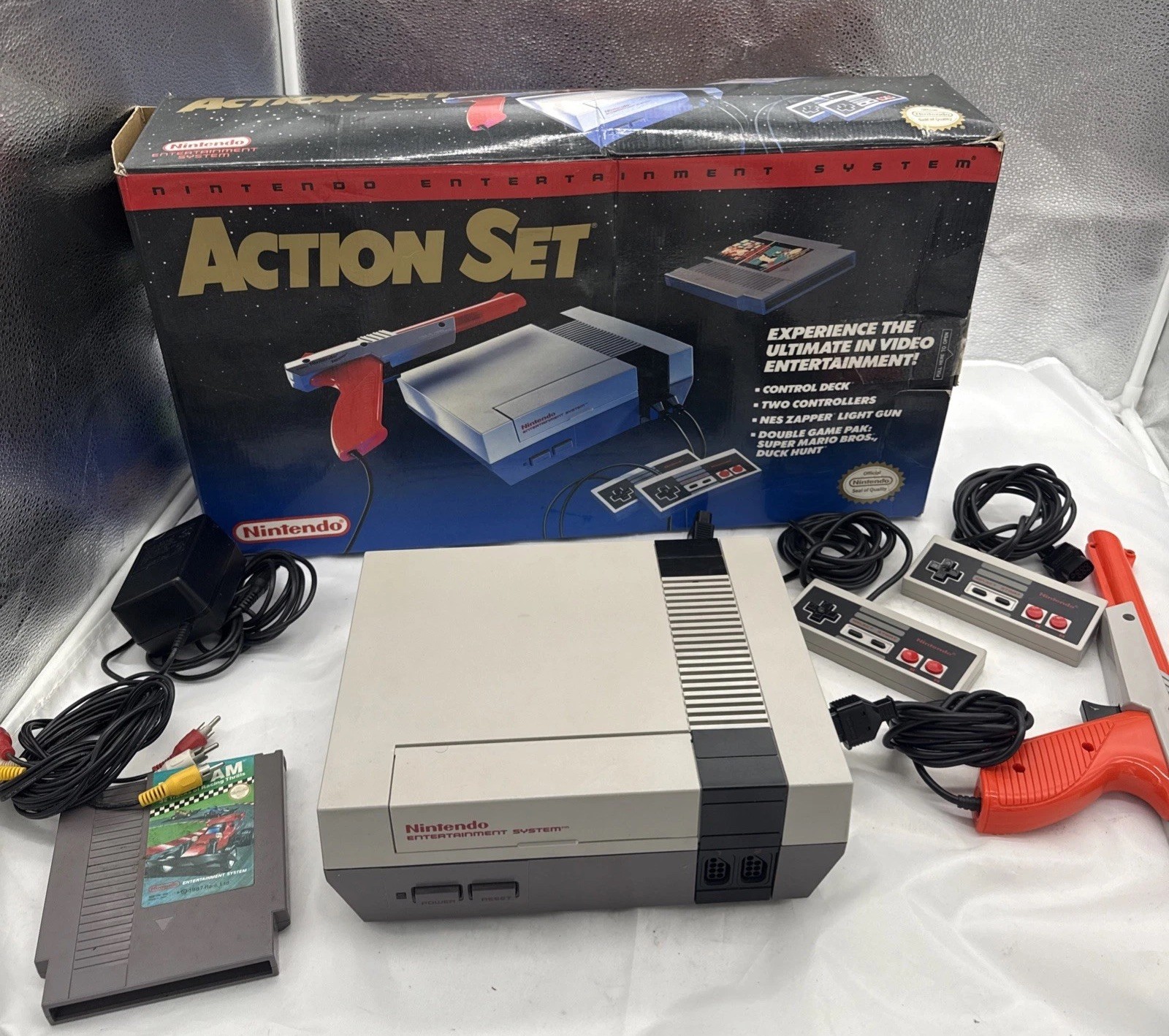 Nintendo NES Action Set console Boxed Mint Condition