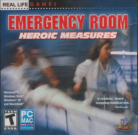 EMERGENCY ROOM Heroic Measures – Paramedic Hospital Medical Sim PC/MAC Game NEW