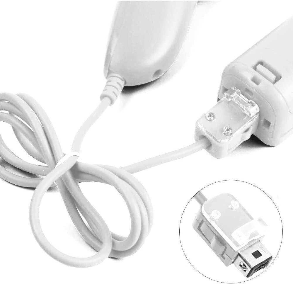 1/2Pack Wii Nunchuck Black White For Nintendo nunchucks for Nintendo Wii / Wii U