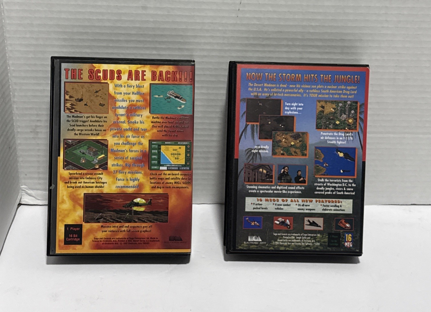 Desert Strike (Sega Genesis, 1992) & Jungle Strike (1993)
