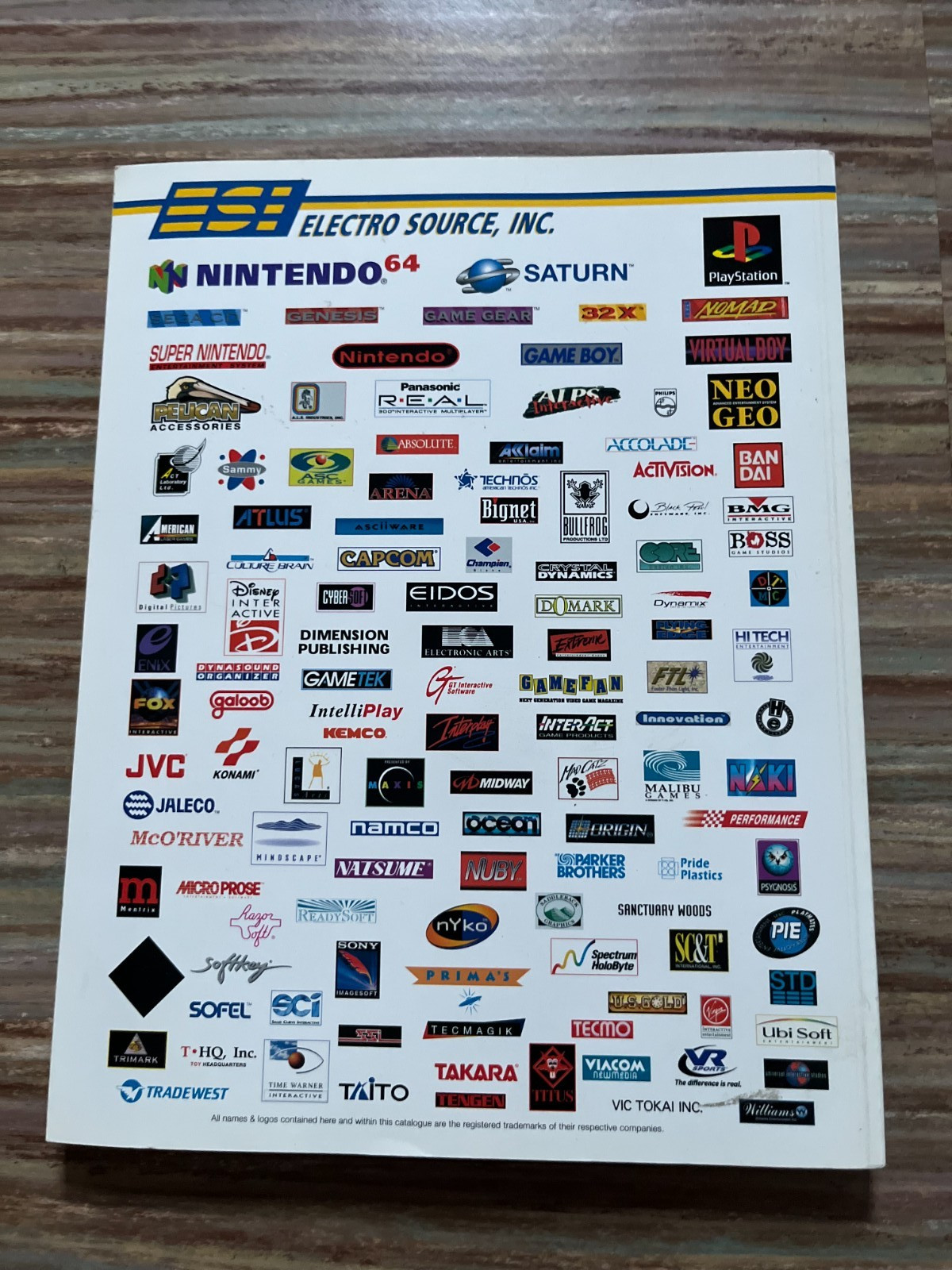 RARE VIDEO GAME CATALOG 1997 SUMMER ELECTRO SOURCE PLAYSTATION NINTENDO SATURN