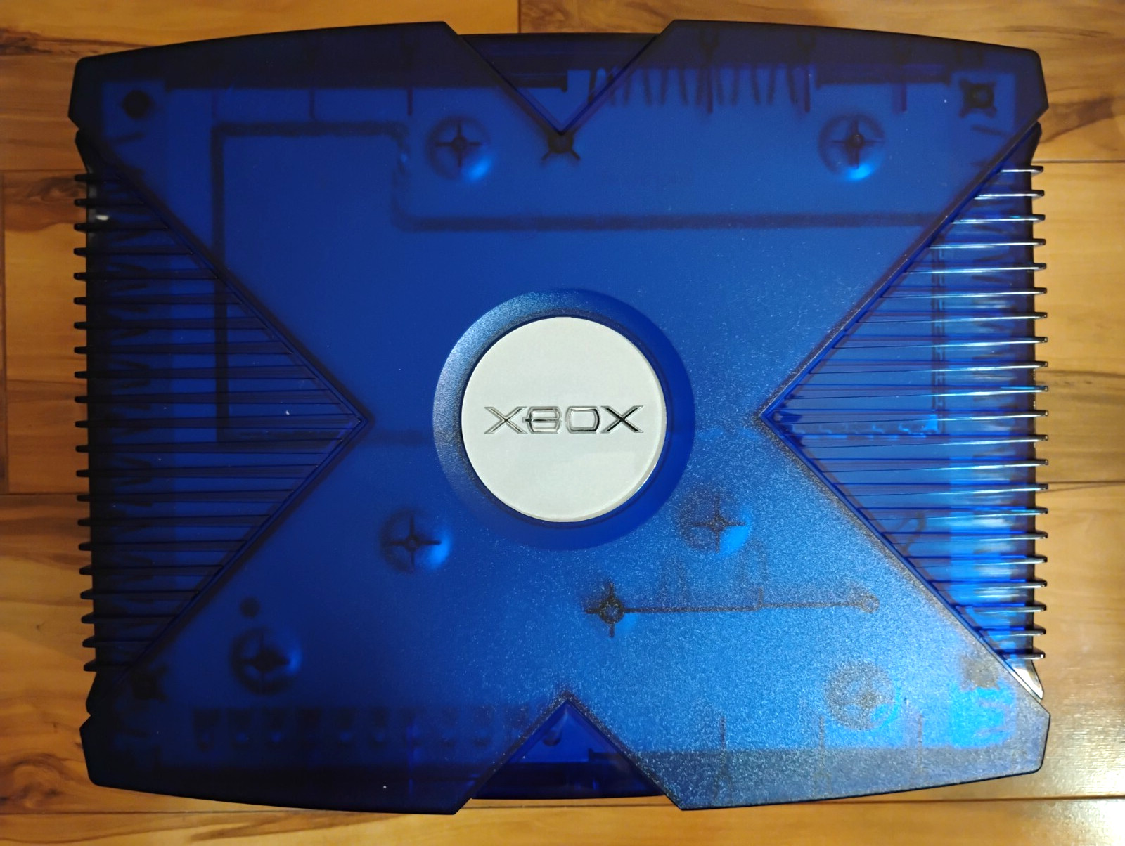Microsoft Xbox: Translucent Blue System CIB Complete Box Great Shape Ice Variant