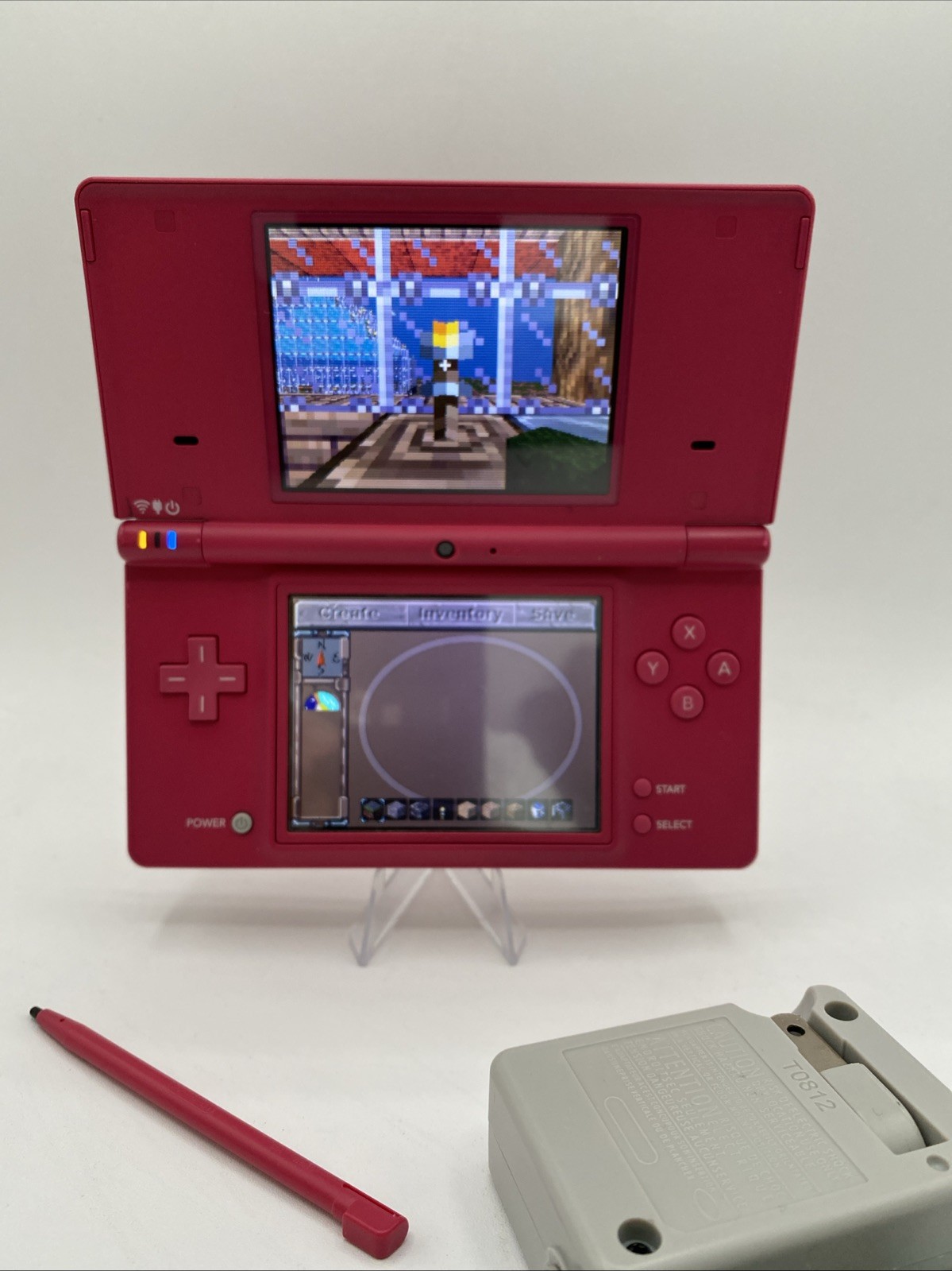 Nintendo DSi Hot Pink Console Bundle w/ Charger & 16GB SD Card