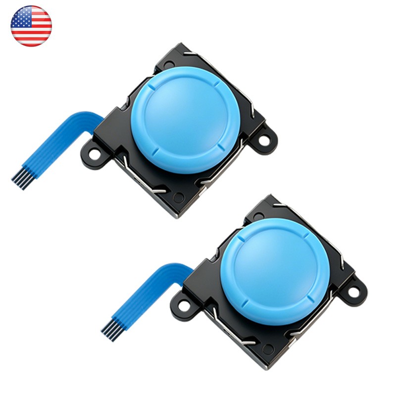 2PCS Hall Effect Joystick 3D Stick For Joy-Con Switch Lite OLED Drift Fix