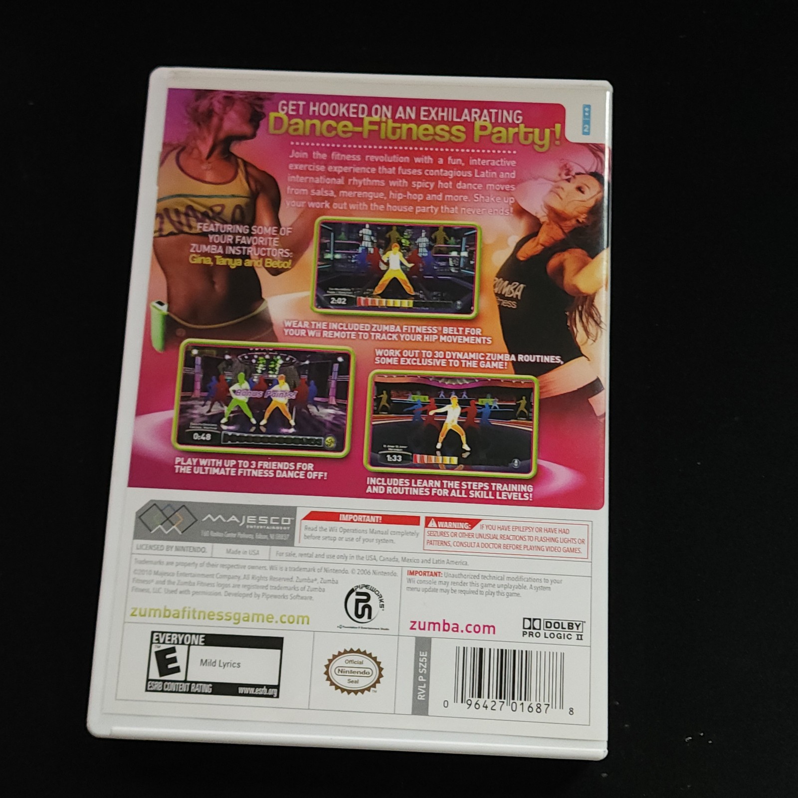 Zumba Fitness Core CIB W/ Manual – Wii