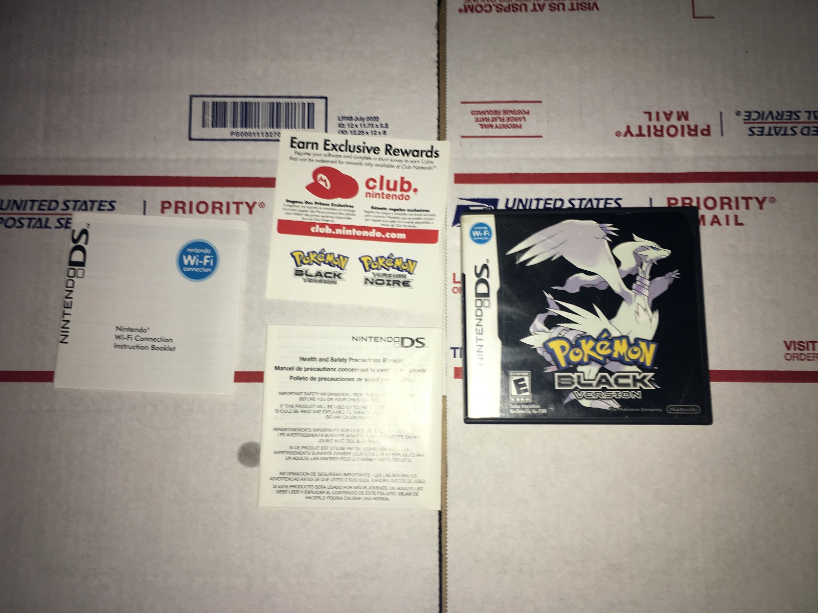 Pokemon Black Version (Nintendo DS) CASE + MANUAL – NO GAME!