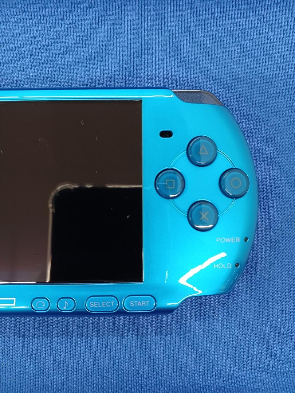 Sony PSP 3000 Vibrant Blue VB Box Manual Charger New Battery Japan Tested work