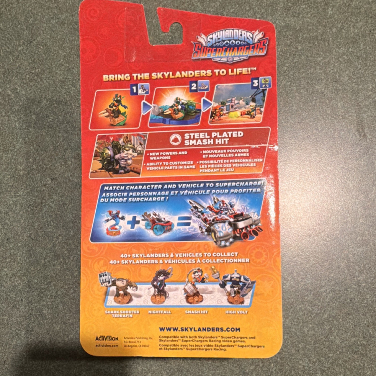 Activision Skylanders SuperChargers Smash Hit Steel Plated Character Figure 2015